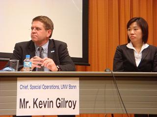 【Symposium】Dec.16 UNV Special Operation Chief Presents Roles of UN Voluntters in World Peace and Development