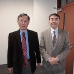 Professors Sukehiro HASEGAWA and Eiji OYAMADA